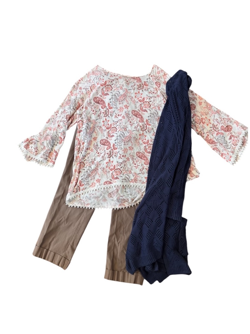 Stitch Fix Papermoon Tribal Market & Spruce 3 Piece Boho Outfit Set Womens XL 14
